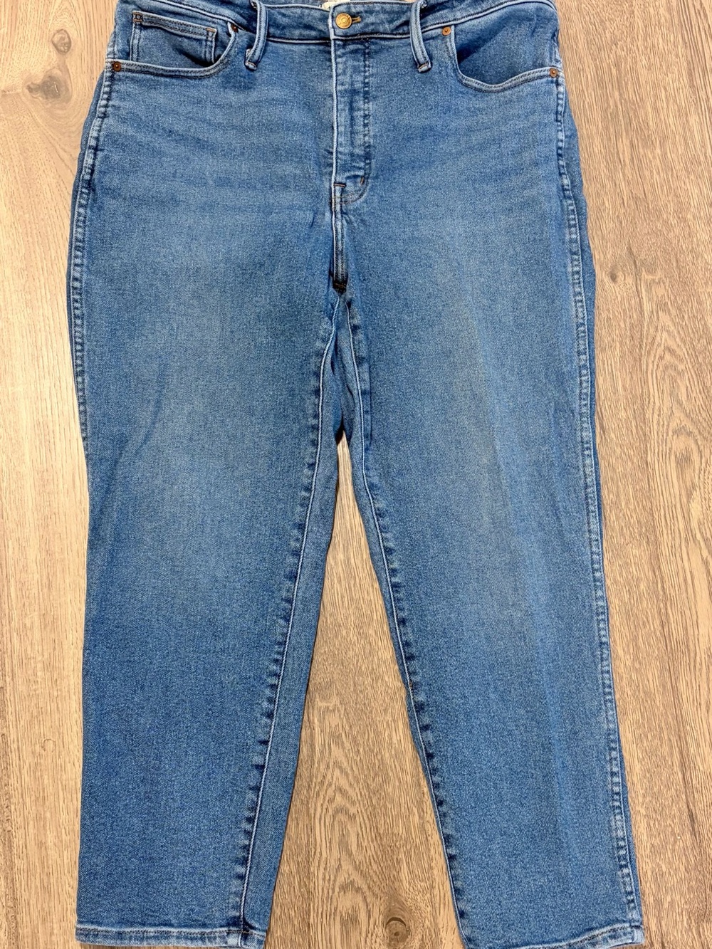 Madewell Curvy Stovepipe Straight Leg Jeans Size 33